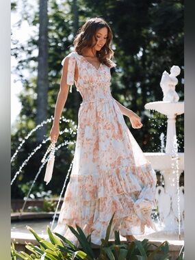 Petal & Pup Christabel Tiered Maxi Dress